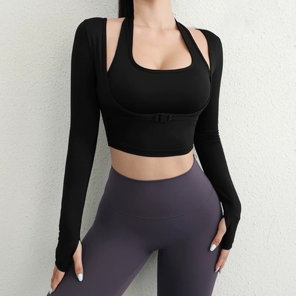 New long sleeve active wear top - Picture 1 of 8